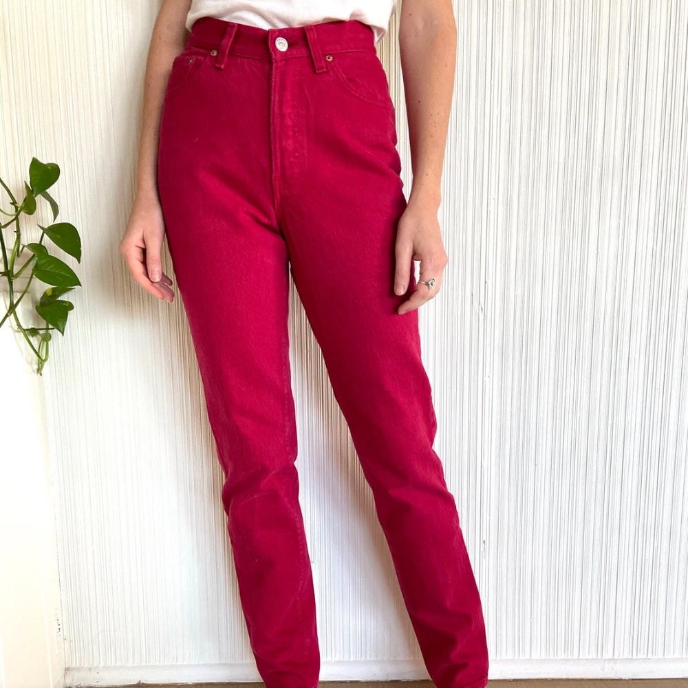Vintage Red Levi's 501 Made in U.S.A.